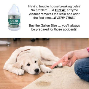BUBBAS Super Strength Commercial Enzyme Cleaner - Pet Odor Eliminator | Enzymatic Stain Remover | Remove Dog Cat Urine Smell from Carpet, Rug or Hardwood Floor and Other Surfaces (Gallon)