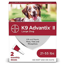 Load image into Gallery viewer, K9 Advantix II Flea and Tick Prevention for Large Dogs 2-Pack, 21-55 Pounds
