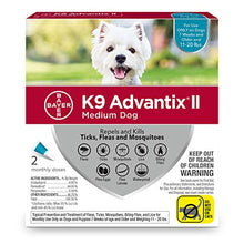 Load image into Gallery viewer, K9 Advantix II Flea and Tick Prevention for Medium Dogs 2-Pack, 11-20 Pounds