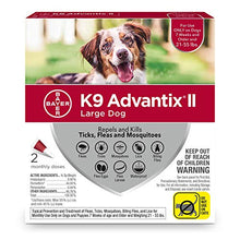Load image into Gallery viewer, K9 Advantix II Flea and Tick Prevention for Large Dogs 2-Pack, 21-55 Pounds